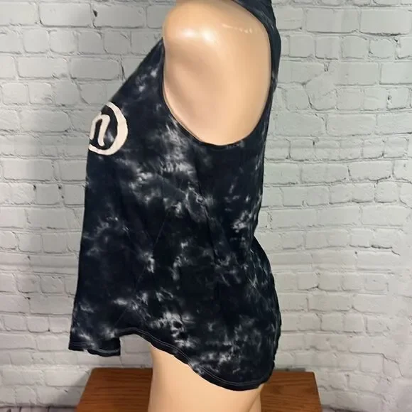 Lucky Brand Norton Motorcycle Tank bleach wash w/lace detail medium - Picture 6 of 8